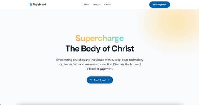 Screenshot of DaylyBread project